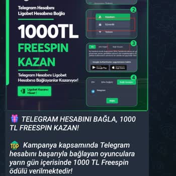 Telegram Bağlantısı İçin Söz Verilen 1000 TL Bonus Tanımlanmadı