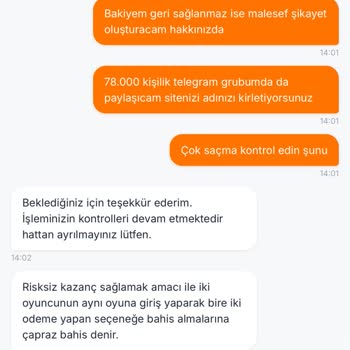 Bonus Koşulları Açıklanmadı Ve Kazancım Haksız Şekilde Silindi