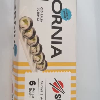 Sushi Paketinde Kıl Bulunması Hijyen Sorunu