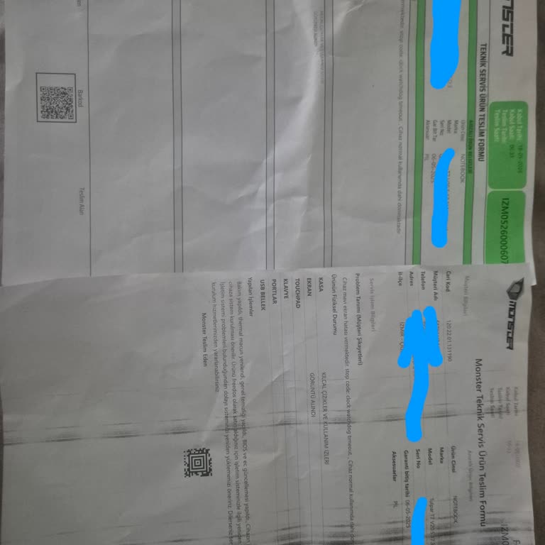 Monster Tulpar’da Donma Ve Ekran Kartı Arızası, Servis Yanıltması Ve 800 TL Format Masrafı