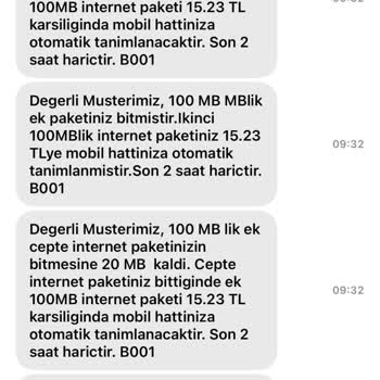 Türk Telekom Metroda Haksız Ek İnternet Ücretleri Ve Otomatik Paket Tanımlamalarına Şikayet