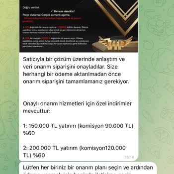 Evde Paketleme İşinde Yüksek Miktarda EFT Talebi Ve İade İsteği