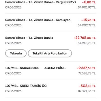 Kredi Hesabından Bilgi Ve Onayım Olmadan Kesilen Sigorta Primi İade Edilsin