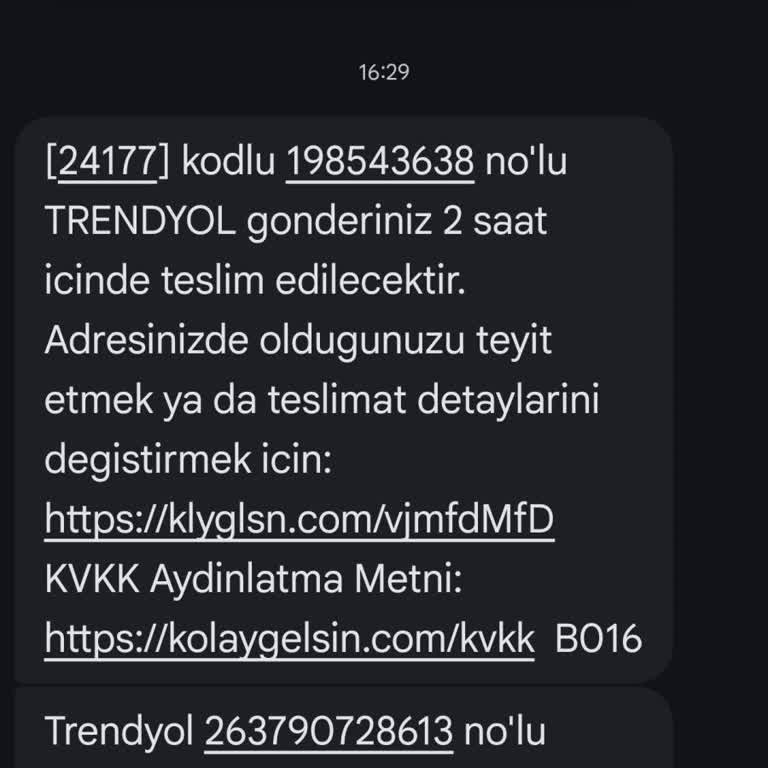 Kolay Gelsin Kargo Şikayeti