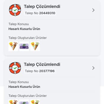 Migros'ta Erimiş Dondurma, Gecikmeli Teslim Ve İade Edilmedi