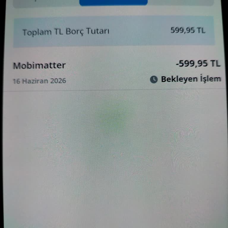 Mobimatter Veri Paketi Çalışmadığı İçin Tam İade Talebi