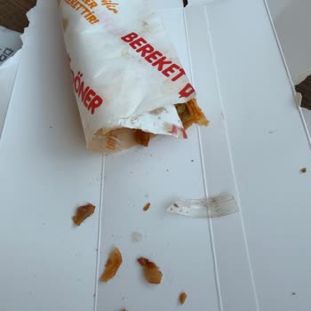 Yemekte Büyük Plastik Parça Çıktı, Damağım Yırttı Ve Ücret İadesi Talebi