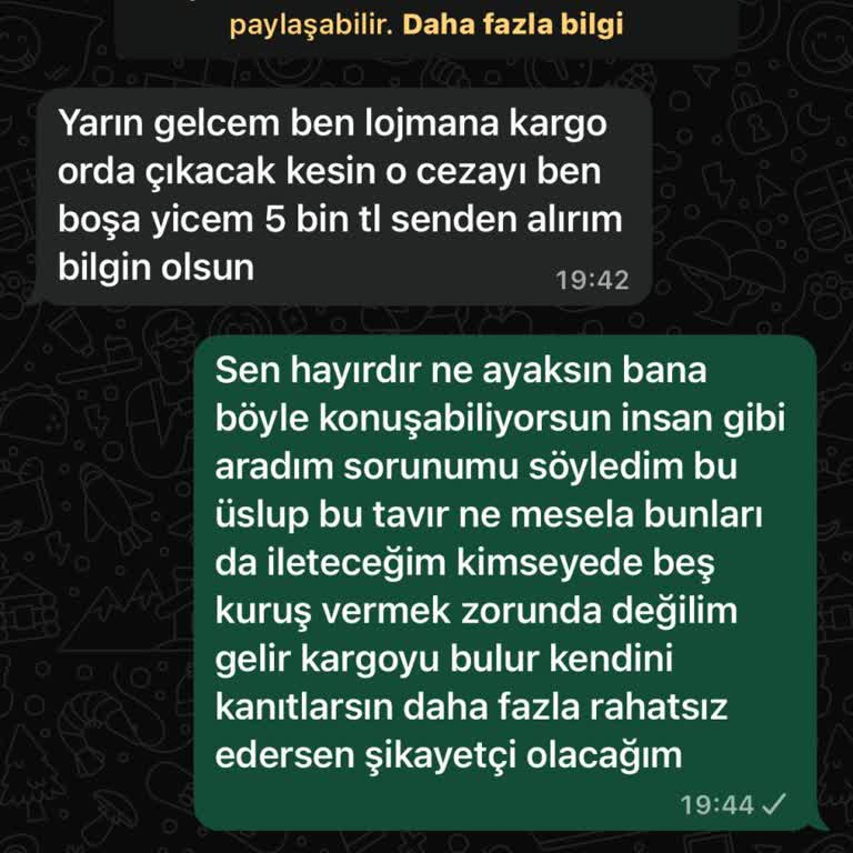Aras Kargo’da Kayıp Kargo Ve Tehditkar Tutum
