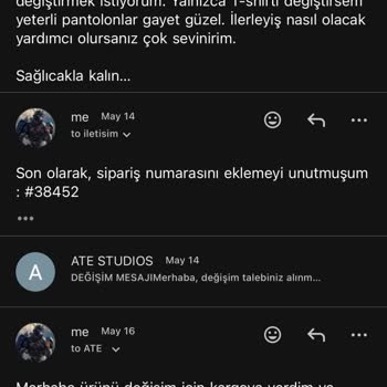 Ate Wear Değişim Sürecinde Uzun Süreli Gecikme Ve Bilgilendirme Eksikliği!