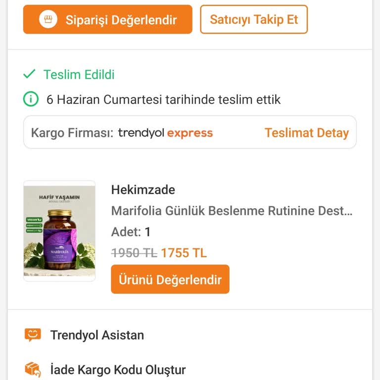Hekimzade Sağlık Riski Nedeniyle Acil İade Ve Ürün Kontrolü Talebi