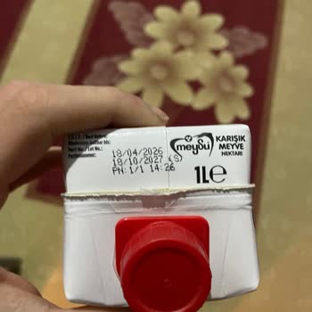 Meysi 1 Litre Karışık Meyve Suyu Bozulmuş, Son Kullanma Tarihi Geçmemiş Ve Sağlık Endişesi
