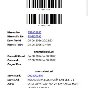 Regal 58R66U01 TV'de Yazılım Güncellemesi Alınamıyor Ve Panel Sorunu