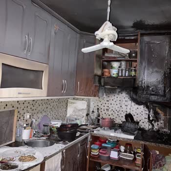 Airfryer Patlaması Ve Yangın Nedeniyle Mutfağımda Büyük Hasar