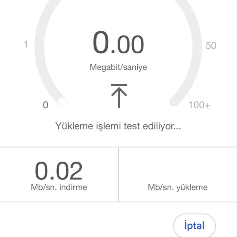 Aylardır İnternet Hızım 0.02 Mbps, Kullanamıyorum