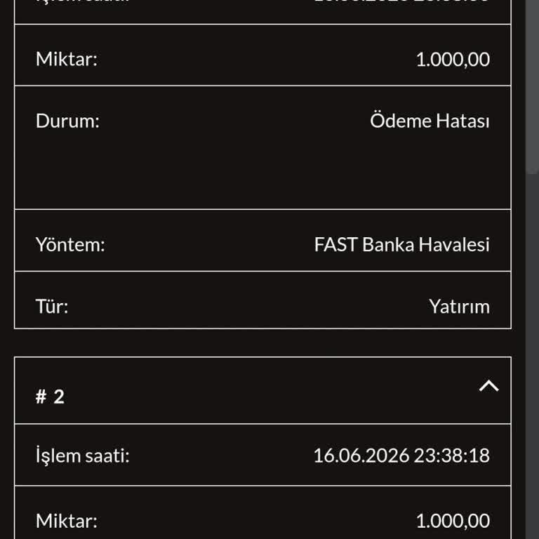 Bankadan Gönderilen 1000 TL Hesaba Yansımıyor Ve Destek Yanıt Vermiyor