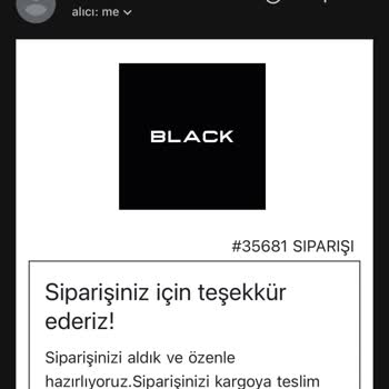 Black Fashion’dan Siparişim Gönderilmedi: Tam İade Ve İtiraz Talebi