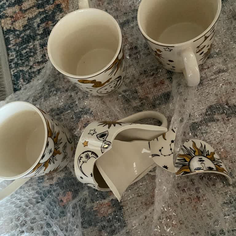 Kırık Kupa Bardak İçin Değişim Ve İade Talebi