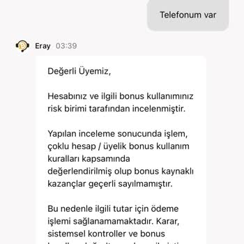 Çekim Reddedildi Ve Haksız Çoklu Hesap Suçlamasıyla Fonlarım Donduruldu