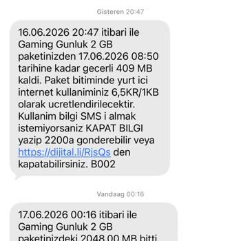 Turkcell’den Fahiş İnternet Kesintileri ve 250 TL’lik Haksız Ücret İadesi Talebi