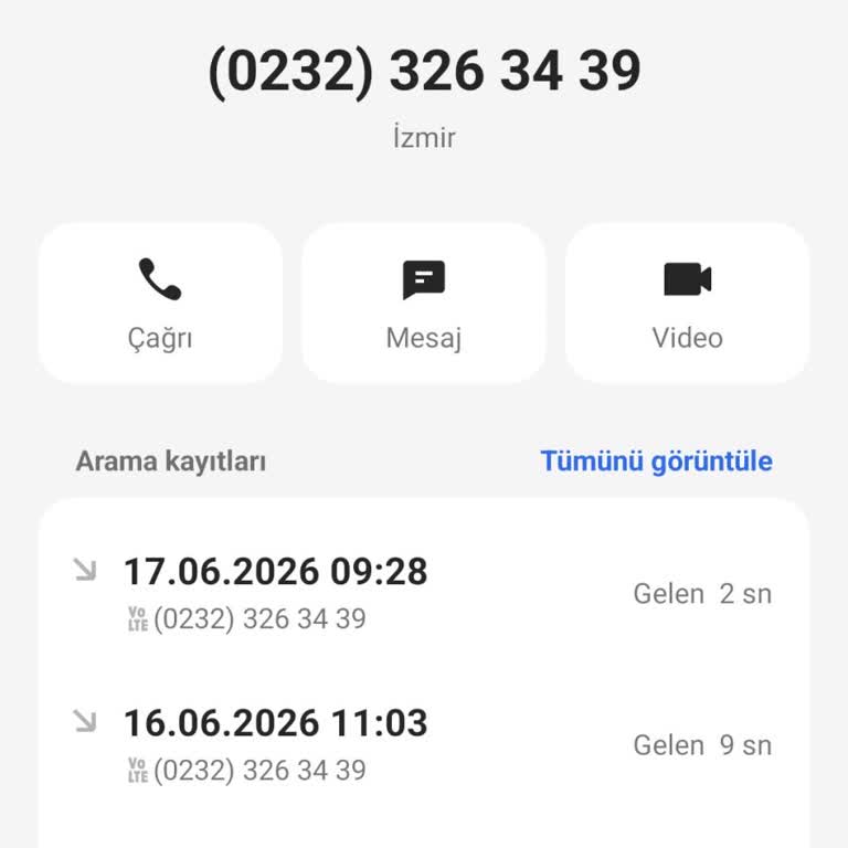 Sahte Arayan Görünümü Ve Açılmayan Çağrı Şikayeti