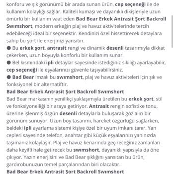 Deniz Şortu İadesi Reddi Hijyen Ürünü Gerekçesi