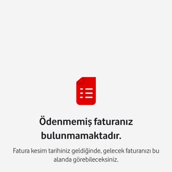 Vodafone Net'te Fatura Gelmemesi Ve Sürekli Sistem Hatası