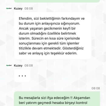 10.000 TL Yatırımım Hesaba Yansımıyor Ve Canlı Destek Yardımcı Olmuyor