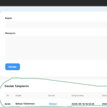 Smsonayal.com Bir Hafta Geçmiş Olmasına Rağmen Hesabıma Herhangi Bir Bakiye Tanımlanmamış