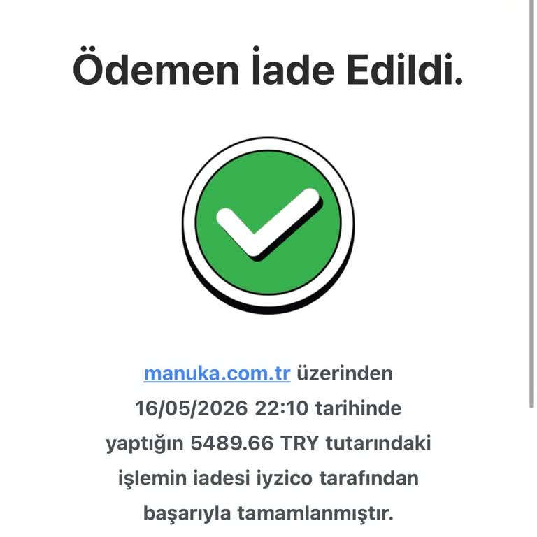 İyzico Geri Ödeme Süresi 21 İş Günü Uzadı ve Para Yok Edildi