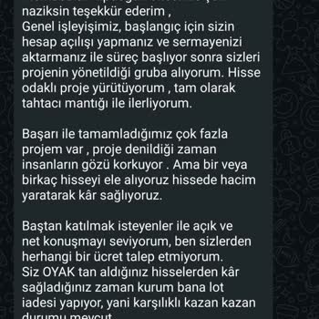 OYAK Global Trade Sahte Yatırım Şeması Ve Çekemediğim 102 Bin TL