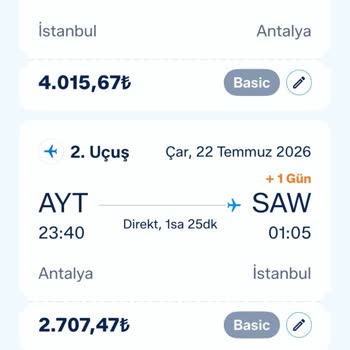Ajet Biletlerde 25.000 TL Fazla Ödeme İadesi Talebi
