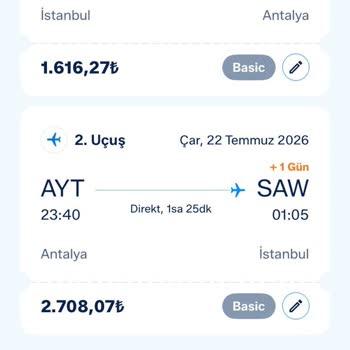 Ajet Biletlerde 25.000 TL Fazla Ödeme İadesi Talebi