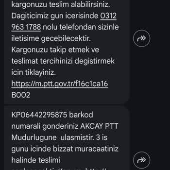 Bebekli Anne İçin PTT Kargo’nun Gerçek Dışı Teslimat Bilgileri Ve Şube Bekletmesi