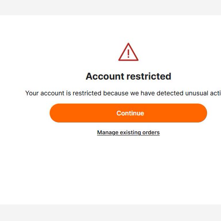 My Alibaba Accounts Restricted for Alleged Unusual Activity