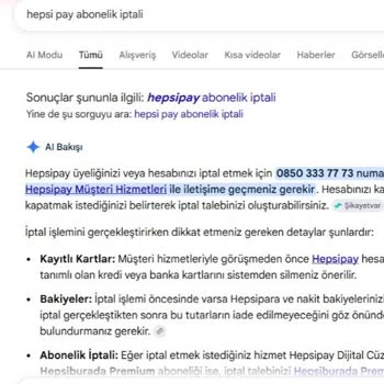 Google Arama Sonuçlarındaki Telefon Numarası Yanlış Şirketi Gösteriyor