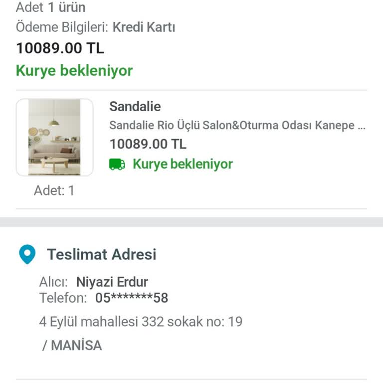 Üç Ayda Teslim Edilmeyen Sipariş Ve İletişim Eksikliği