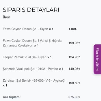 Organic Scarfs Instagram'dan Alınan Şalın Gönderilmemesi ve İletişim Kesilmesi