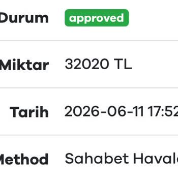 Havale Yöntemiyle 32.020 TL Çekim Talebimin Ödeme Gecikmesi Ve Destek Sorunu
