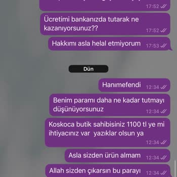 İade Edilen Ürün Ücretinin Geri Ödemesi Alınamıyor