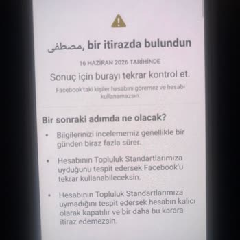 Facebook Hesabı Haksız Şekilde Kapatıldı, Acil Açılmasını Talep Ediyorum