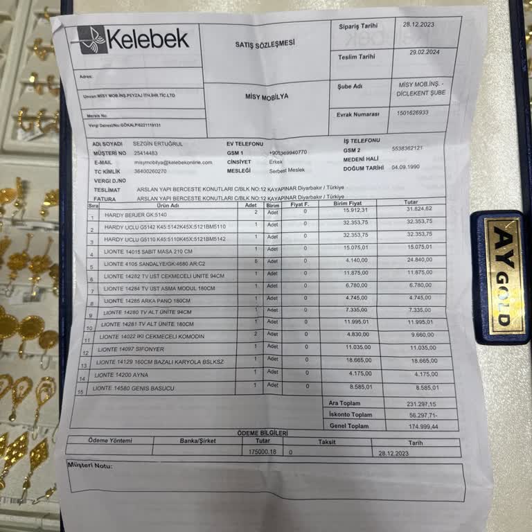 Kelebek Mobilya'dan Ödenen Ürünlerin Teslim Edilmemesi Ve İade Talebi