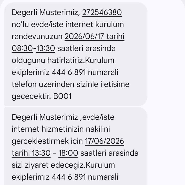 Randevu Saatinde Değişiklik Ve Müşteri Hizmetleri İletişimsizliği