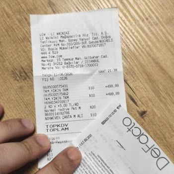 LCW Mağazasında Fiş Karışıklığı Markanın Değerine Zarar Veriyor
