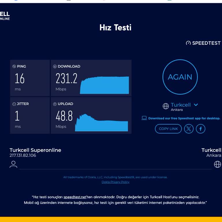 1000 Mbps Paketi İçin Hız Düşüklüğü Ve Kalite Sorunu