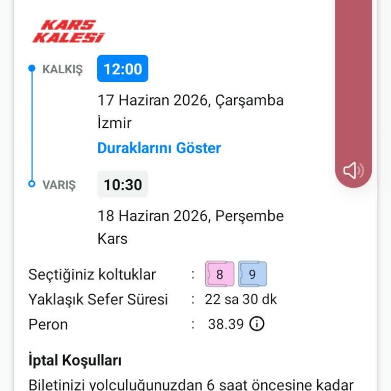 Yanlış Tarihli Bilet İptal Edilemiyor, İade Talep Ediyorum