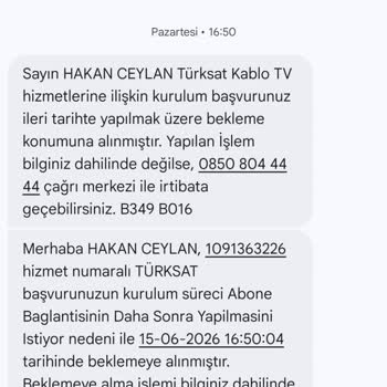 Kablo Net’ten Kurulum Çağrısı Gelmemesi Ve Sürekli Mağduriyet