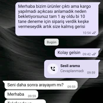 Palma Reklam’dan Kargo Takip Bilgisi Ve 2500 TL İade Talebi