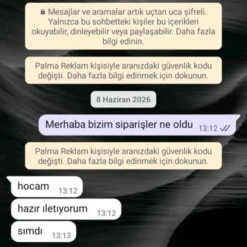 Palma Reklam’dan Kargo Takip Bilgisi Ve 2500 TL İade Talebi