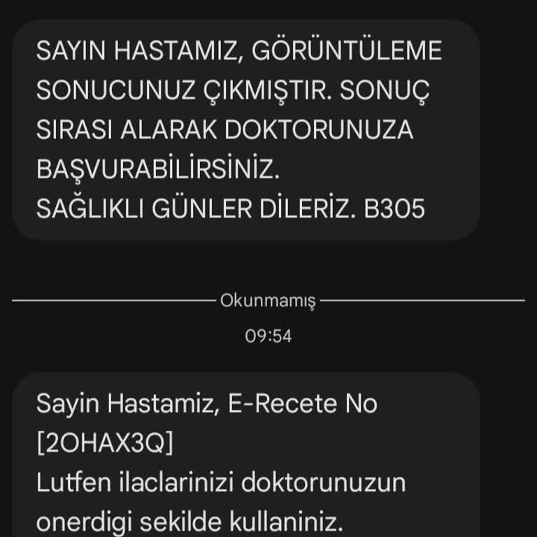Hastane Reçete SMS'leri Yanlış Kişiye Geliyor, Kişisel Verilerim Tehlikede
