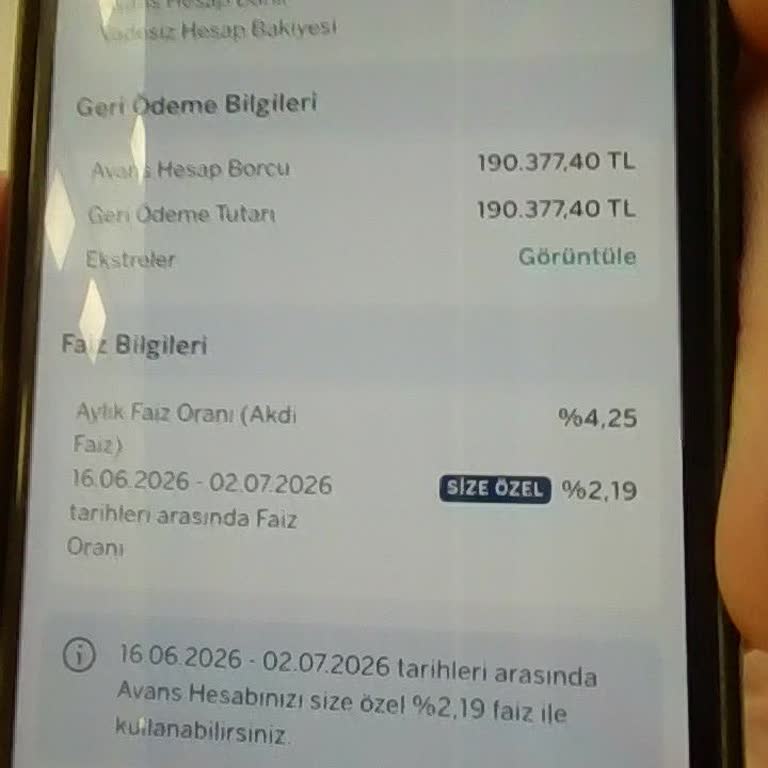 Garanti Bankası Nakit Avans Kampanyasında Yanıltıcı Faiz Oranı Uygulaması